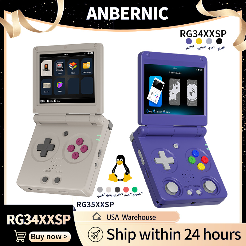 Retro Gaming Kiosk - Anbernic RG34XXSP RG35XXSP Console de jeu