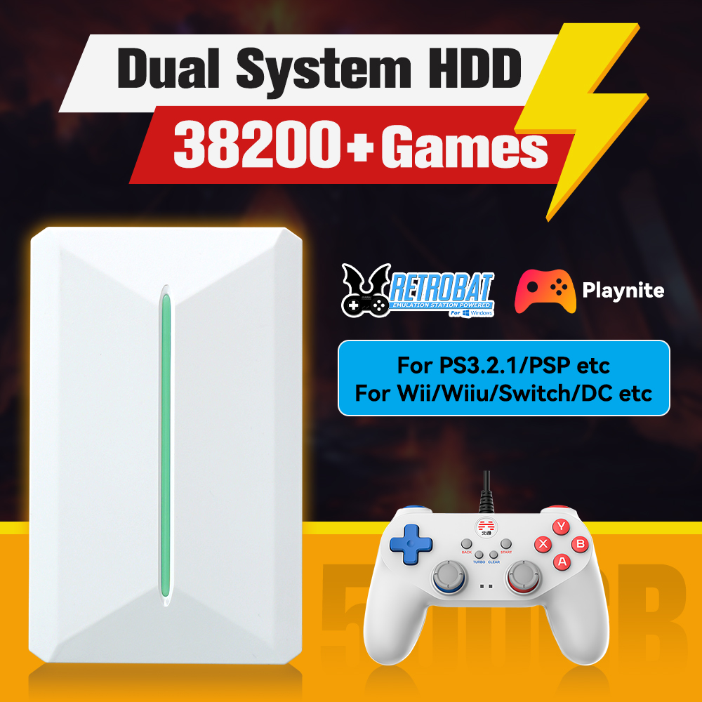 Retro Gaming N64 - Retrobat & Playnite System HDD Console