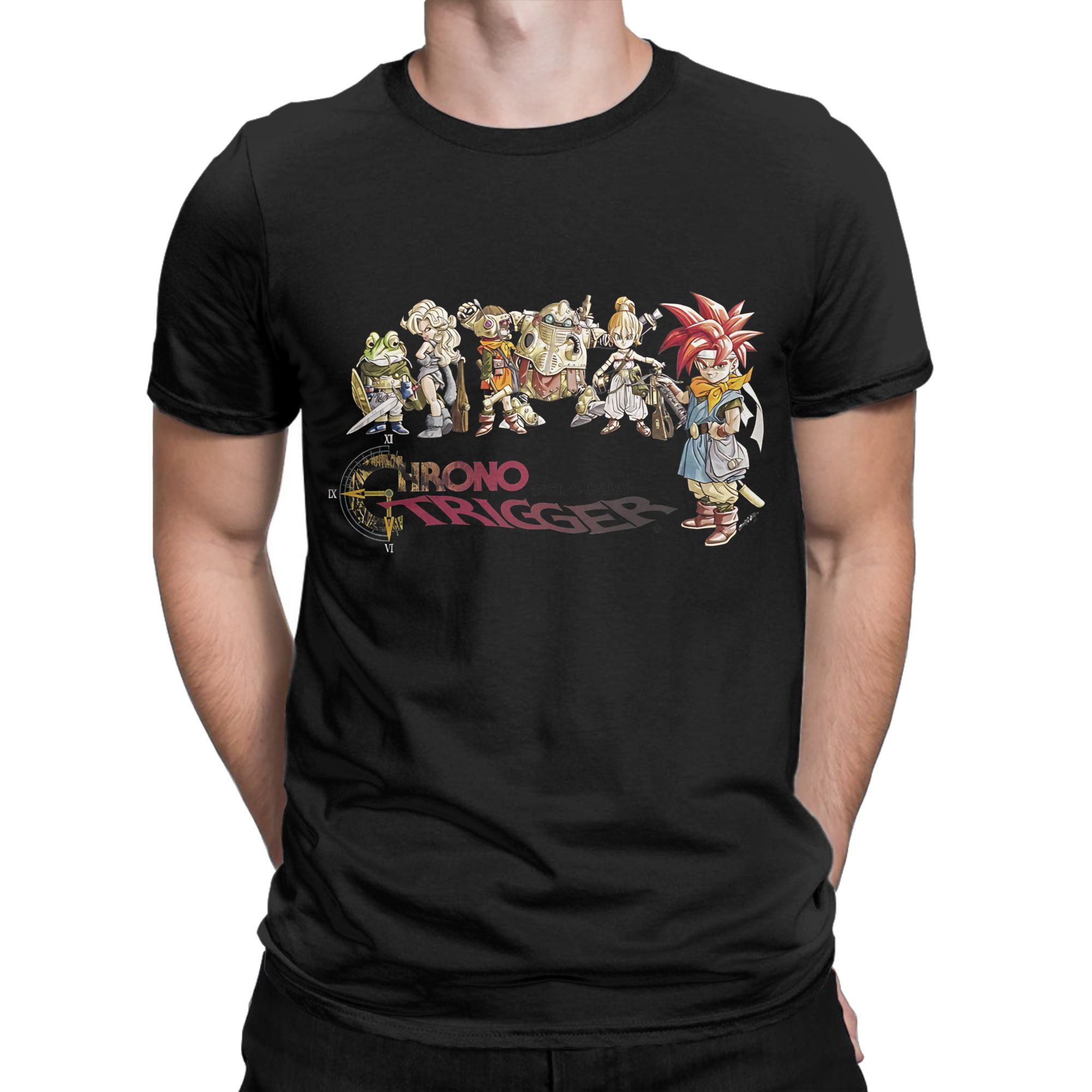 Retro Gaming T Shirt - Chrono Trigger Logo Funny Graphic T-shirt