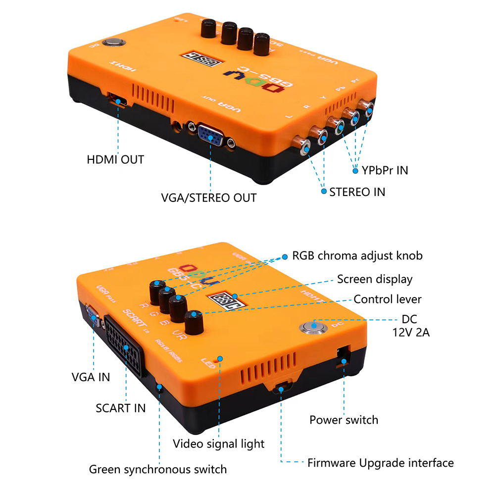 Coordinateur de ODV-GBS-C/VGA/ - Scart To Hdmi avis et prix