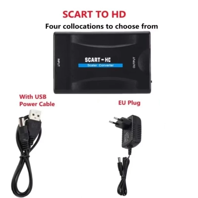 Convertisseur SCART vers HD al - Scart To Hdmi avis et prix