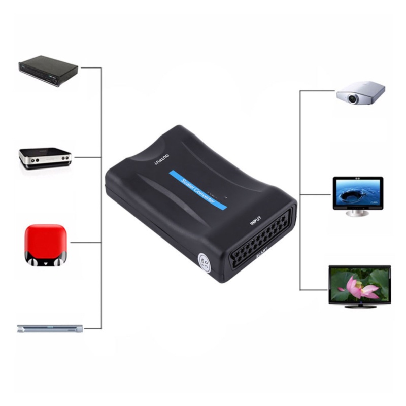 Convertisseur Scart vers HDMI, - Scart To Hdmi avis et prix