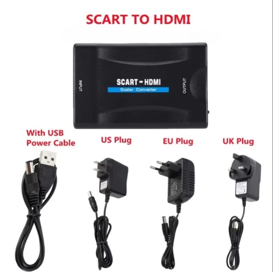 Adaptateur Full HD 1080P SCART - Scart To Hdmi avis et prix